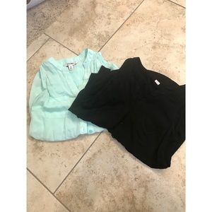 Two sleeveless blouses